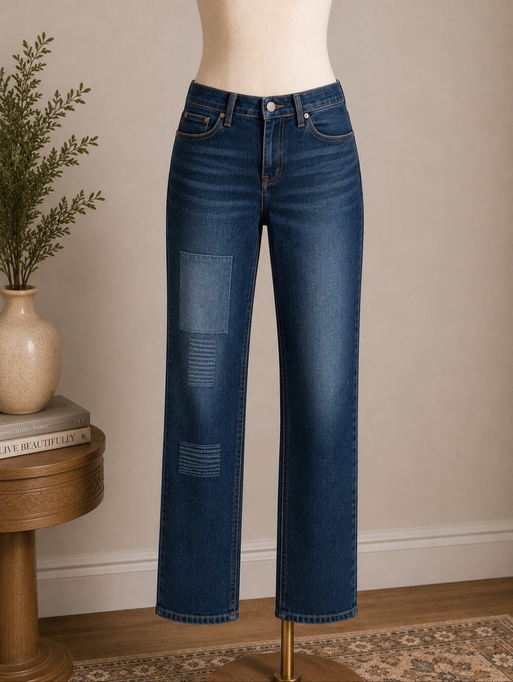 Est. 1946 Denim Women's Size 16 Straight Leg Jeans Medium Wash